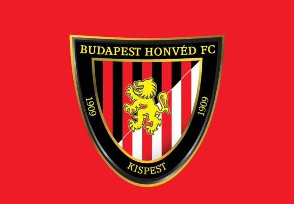 budapest-honved-fc-club-symbol-logo-hungary-league-football-abstract-design-illustration-with-red-background-free-vector